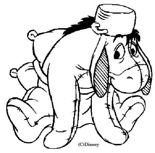 coloriage Bourriquet se deguise